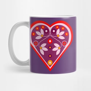 Folk Heart 3 Mug